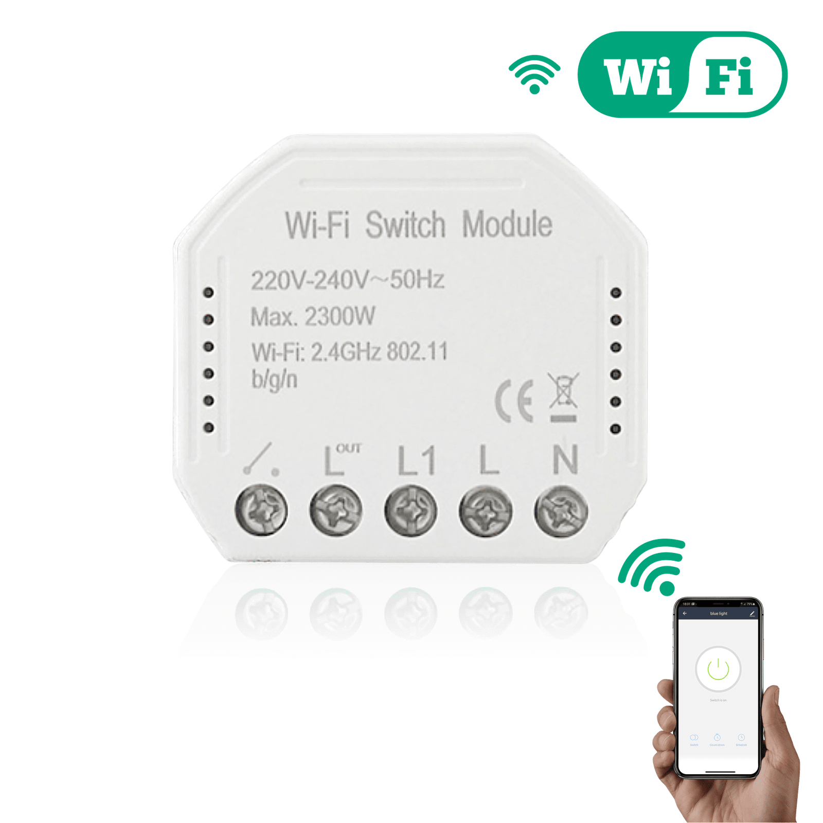 Swift Smart Switch Module 1Gang