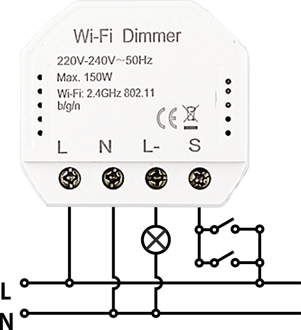 Swift Smart Dimmer Module 1Gang