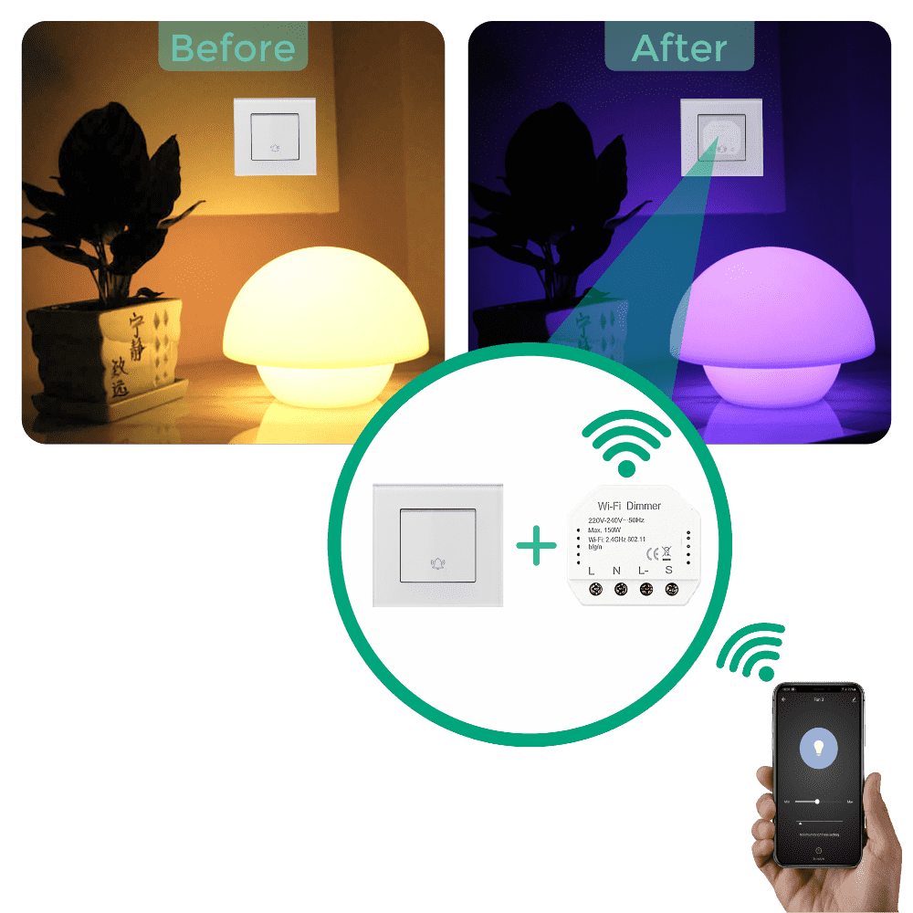 Swift Smart Dimmer Module 1Gang