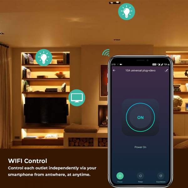 Swift Wifi Smart Plug 10A 5